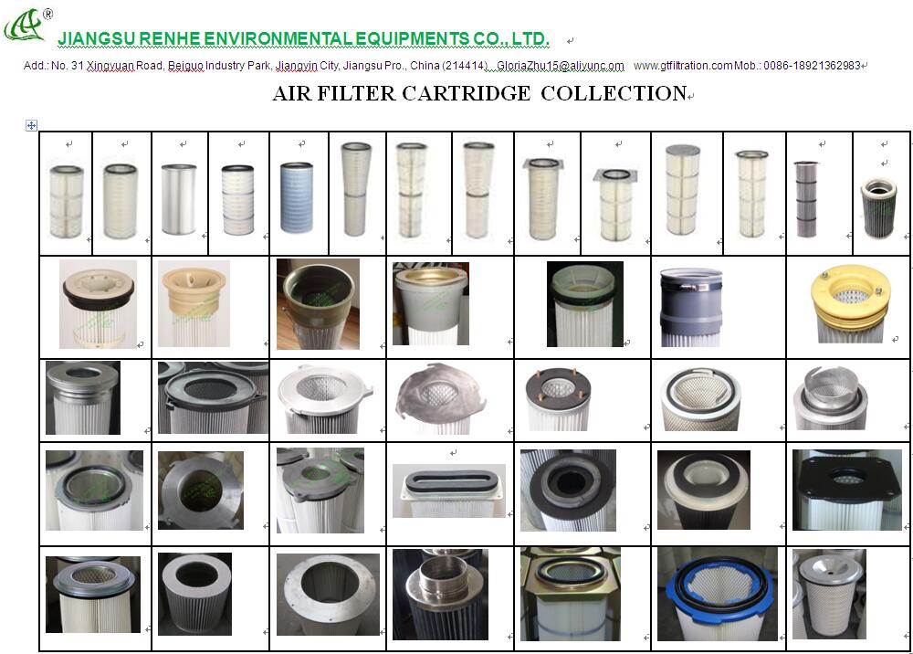 Air Filter Cartridge Collection-To replace Donaldson, Nederman, Dantherm, Kemper, TEKA, Coral, Camfil FARR, Clark
